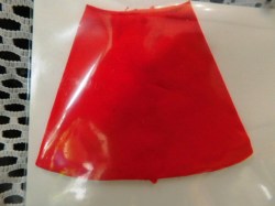 francie red skirt